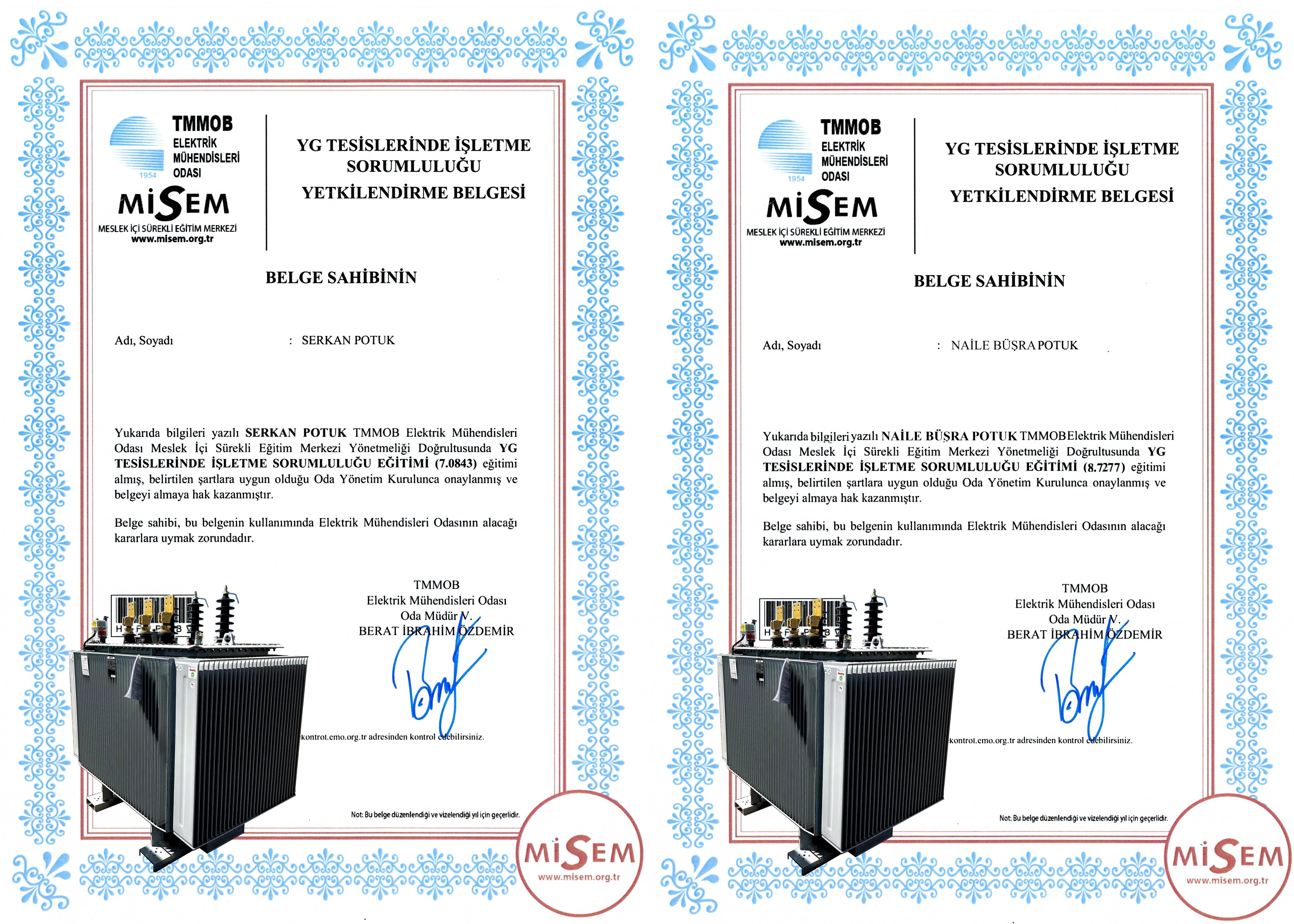 YG İşletme Sorumluluk